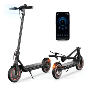 Patinete Elétrica Iscooter W6 500W para Adultos com Autonomia de 28km e Velocidade Máxima de 35km/h na Cor Preto